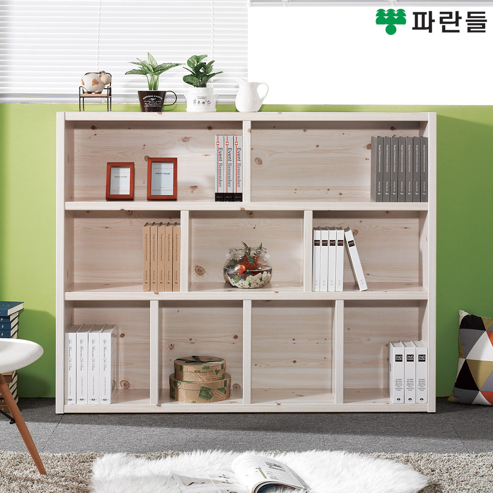 파란들가구 33T 1500 와이드 3단책장 거실책장 수납장식장 - 상세 이미지 2