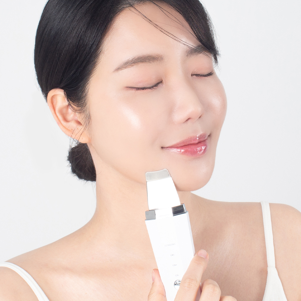 오아 아쿠아 필링기 갈바닉 마사지기 각질 블랙헤드 피지제거기 워터필링기 삭피기 스킨스크러버 이미지 3