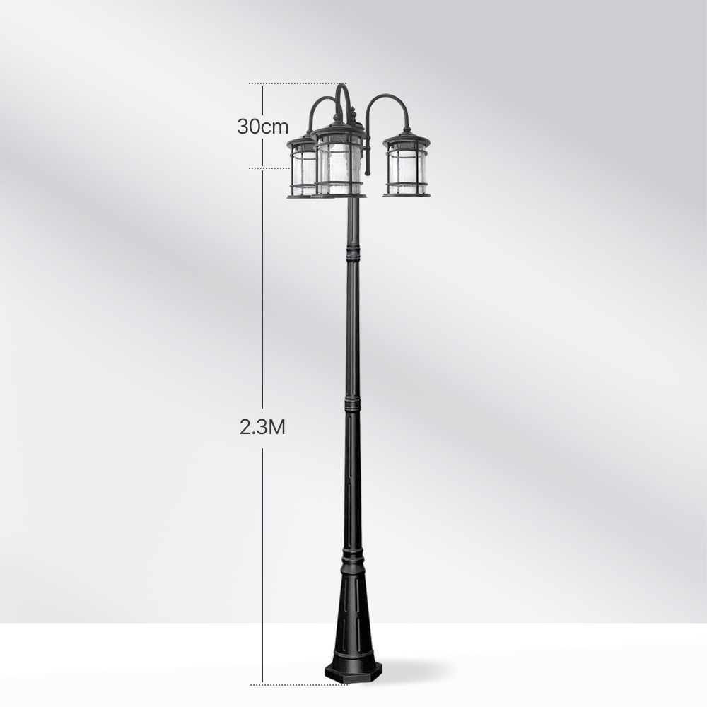 엔틱 LED 가로등 전기 문주 아파트 산책로 도로 옥외전등 전원주택 테라스 기둥 1.4m 이미지 7