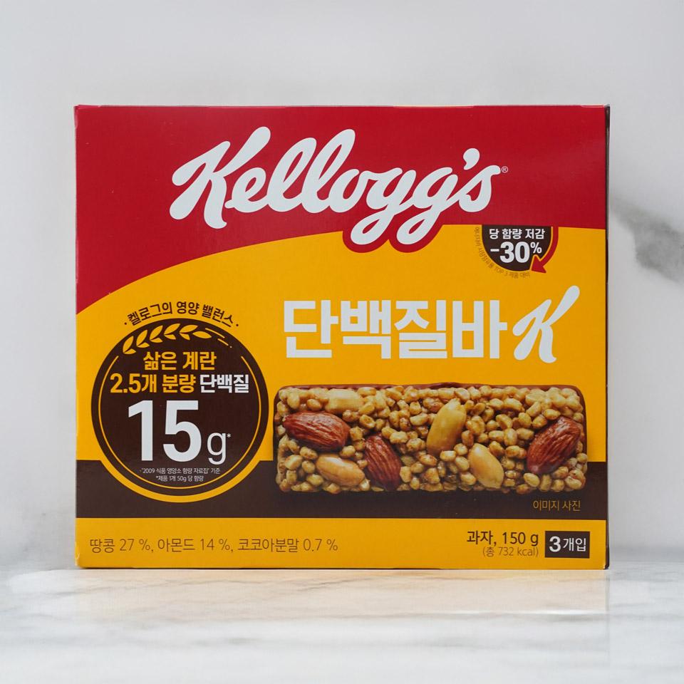 메가마트 농심 켈로그 단백질바 K 50gx3 - 상품 이미지
