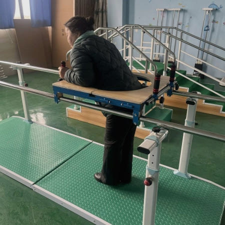 [해외]재활 평행봉 보행 양로원 연습기구 기구 부상 안전바 연습 장비 고품질 1.5미터 카펫 원형 손잡이