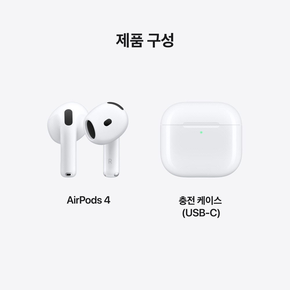 애플 에어팟 4 블루투스 무선 이어폰 상품 이미지