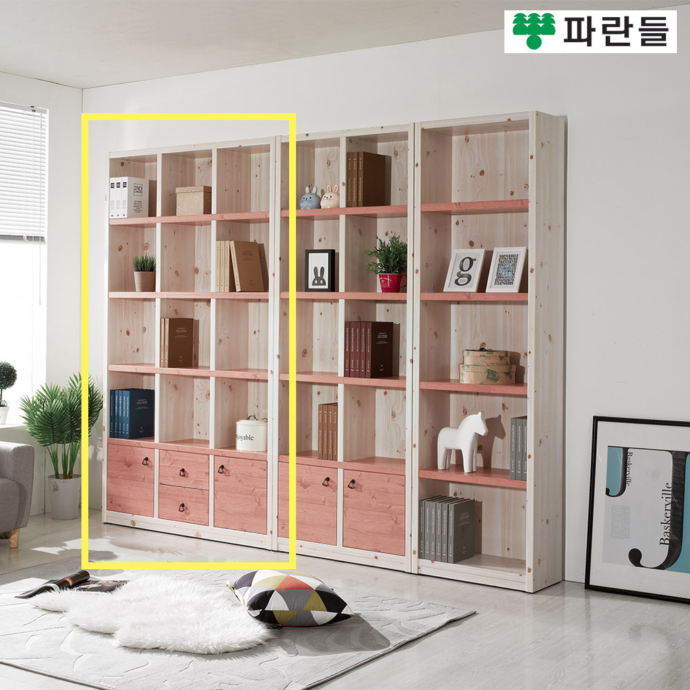 파란들가구 33T 1200 도어 5단책장 서재책장 수납장식장 이미지 7