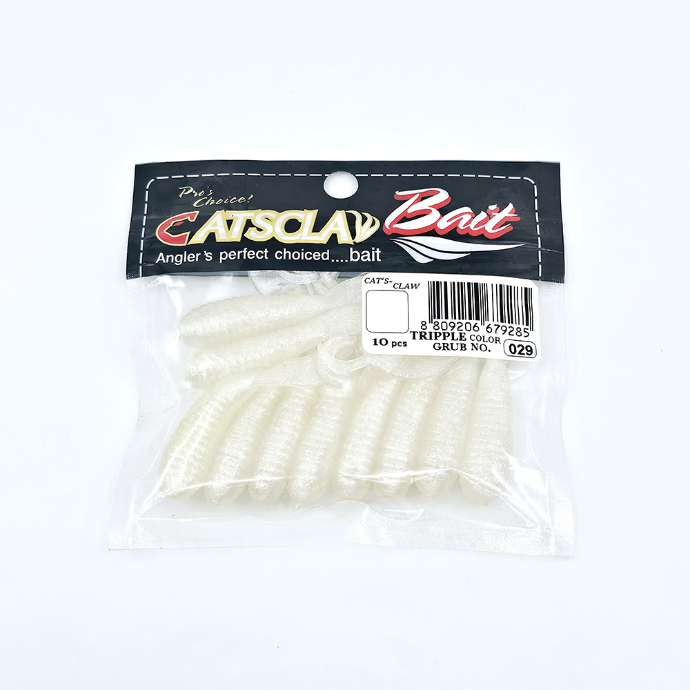 캣츠크로우 트리플그럽 꺽지웜 쏘가리웜 029 펄 실버, 7.6cm(3인치) - 상세 이미지 4