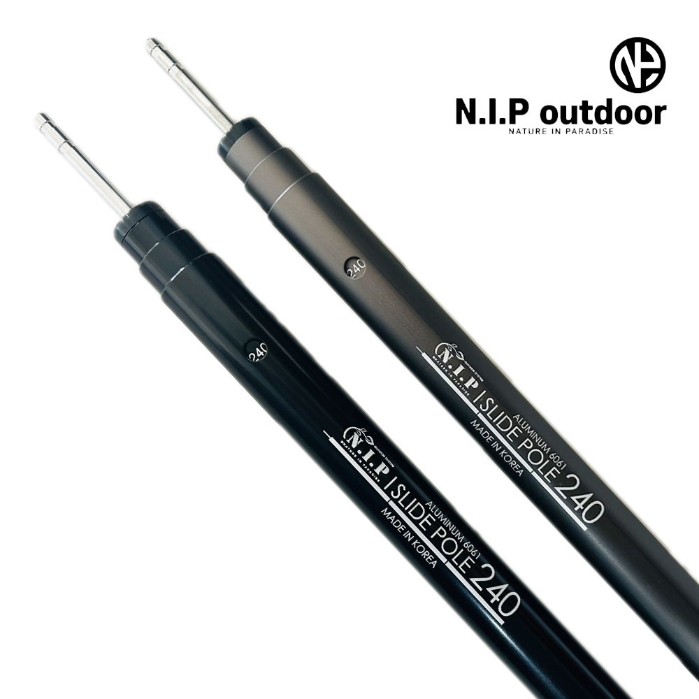 N.I.P 슬라이드 폴대 사이드 240 1줄 티탄