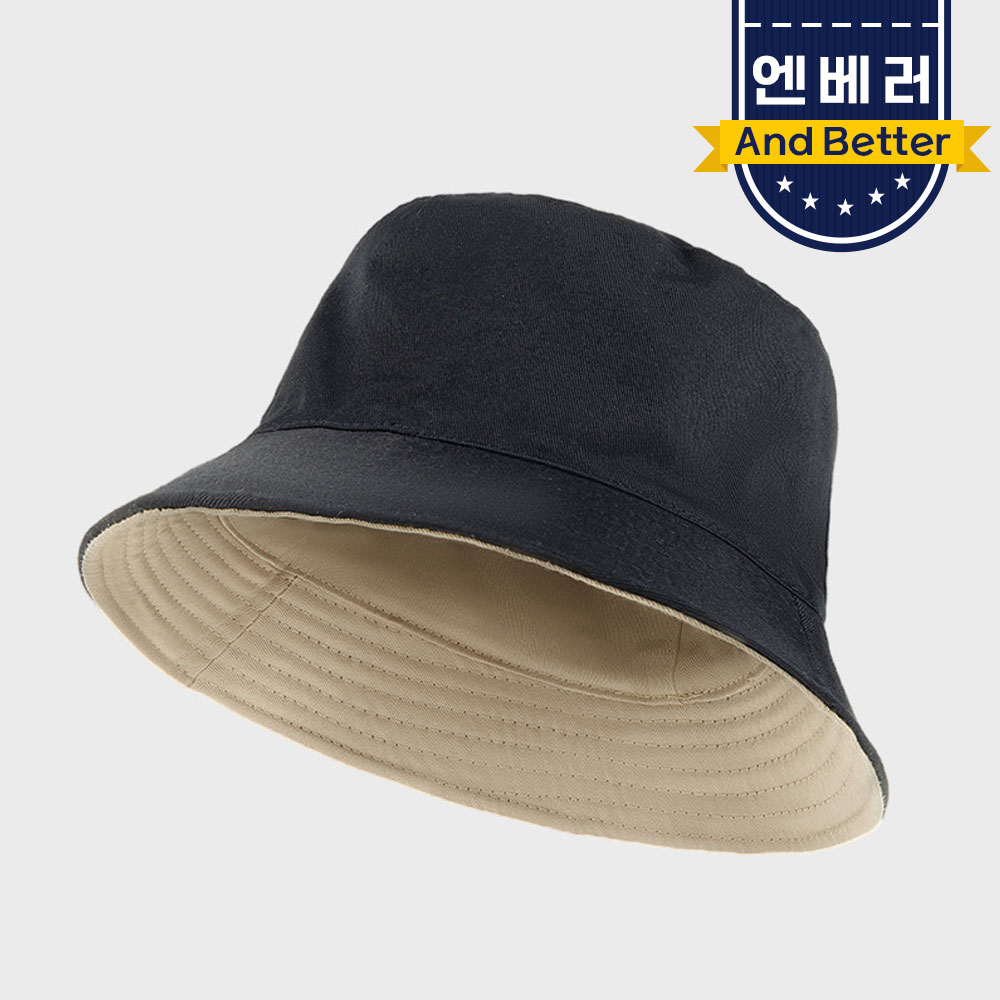 버킷햇 리버시블 벙거지모자 남녀공용 여름 볼캡겸용 산책 여행용 모자 이미지 7