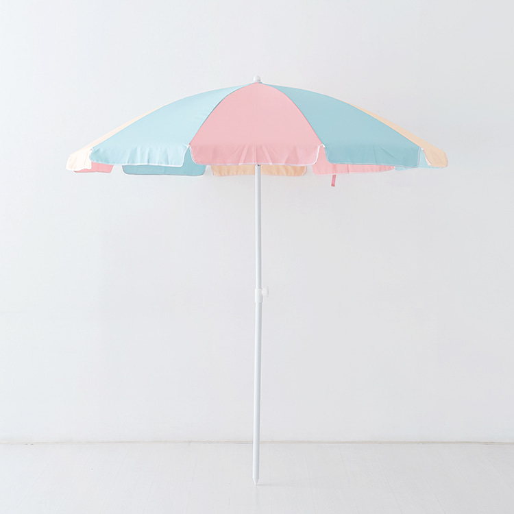 ROMIL 파라솔 멀티컬러 + 캠폴 야외 접이식테이블 4인세트 의자일체형