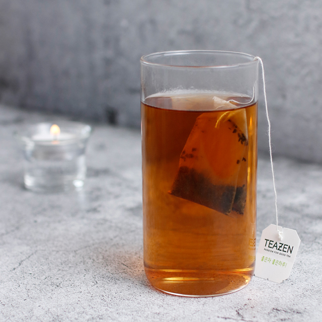 내열유리 홈카페 유리컵 430ml, 1개, 일자(C01)