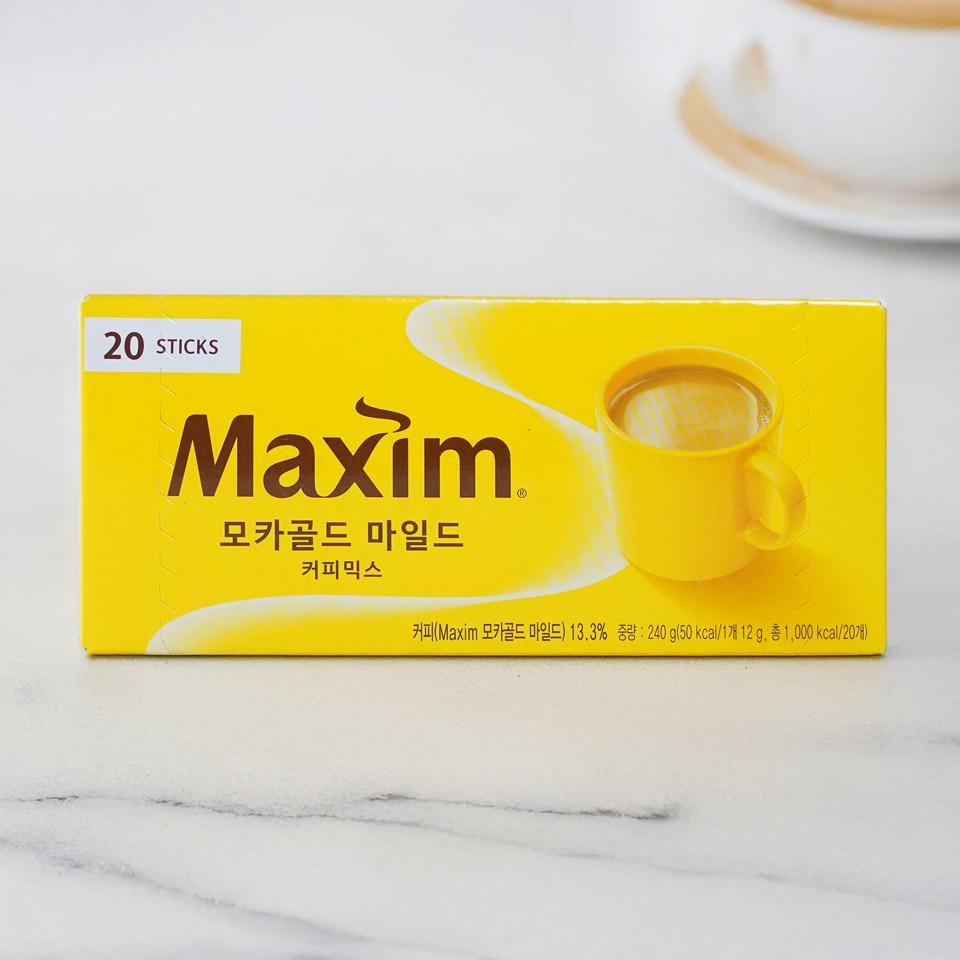 메가마트 동서 맥심 모카골드 커피믹스 마일드 커피 12gx20개