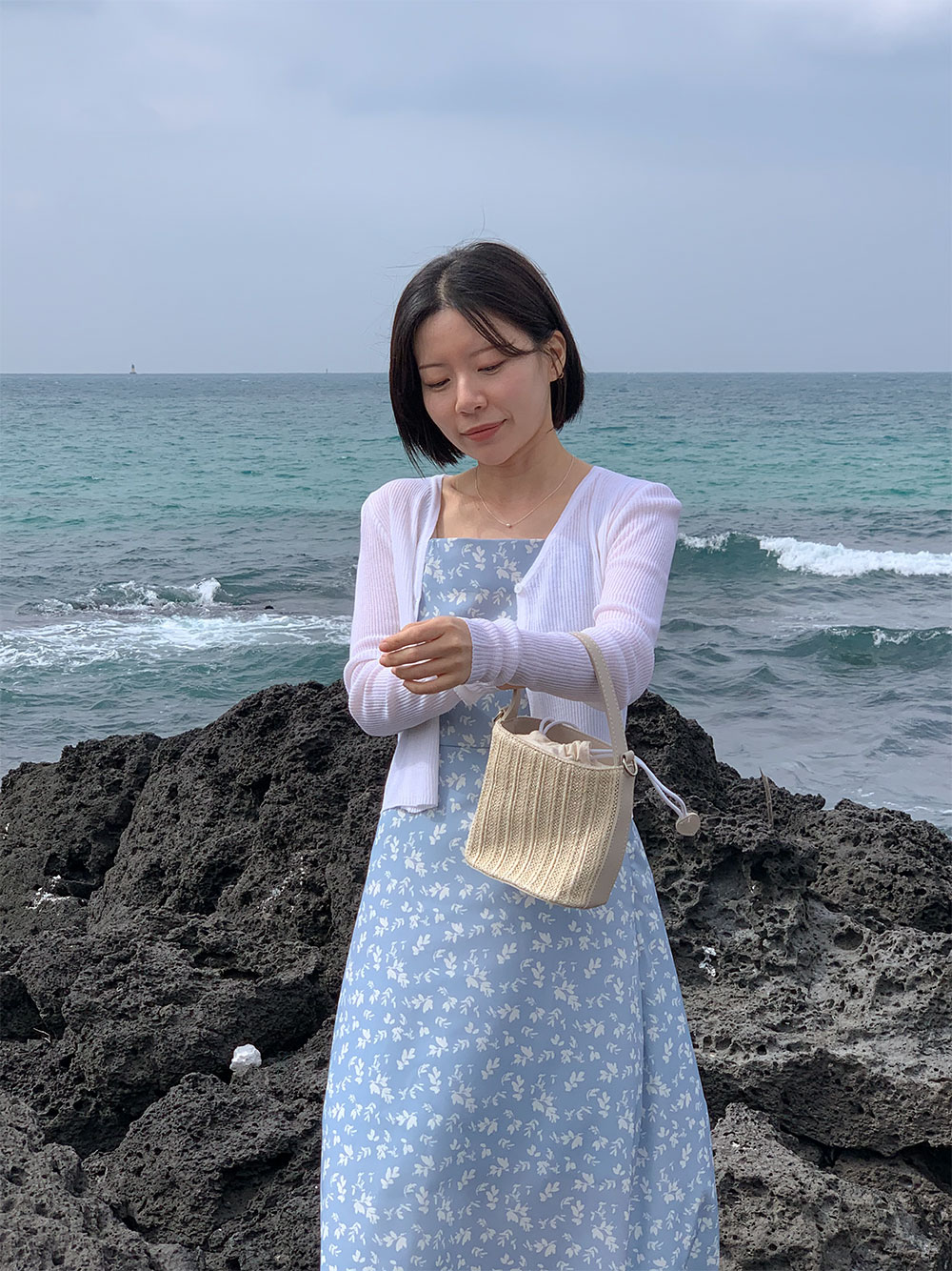 [살안타템]볼스 여름 린넨 브이넥 크롭 가디건[5color] 상세 이미지 13
