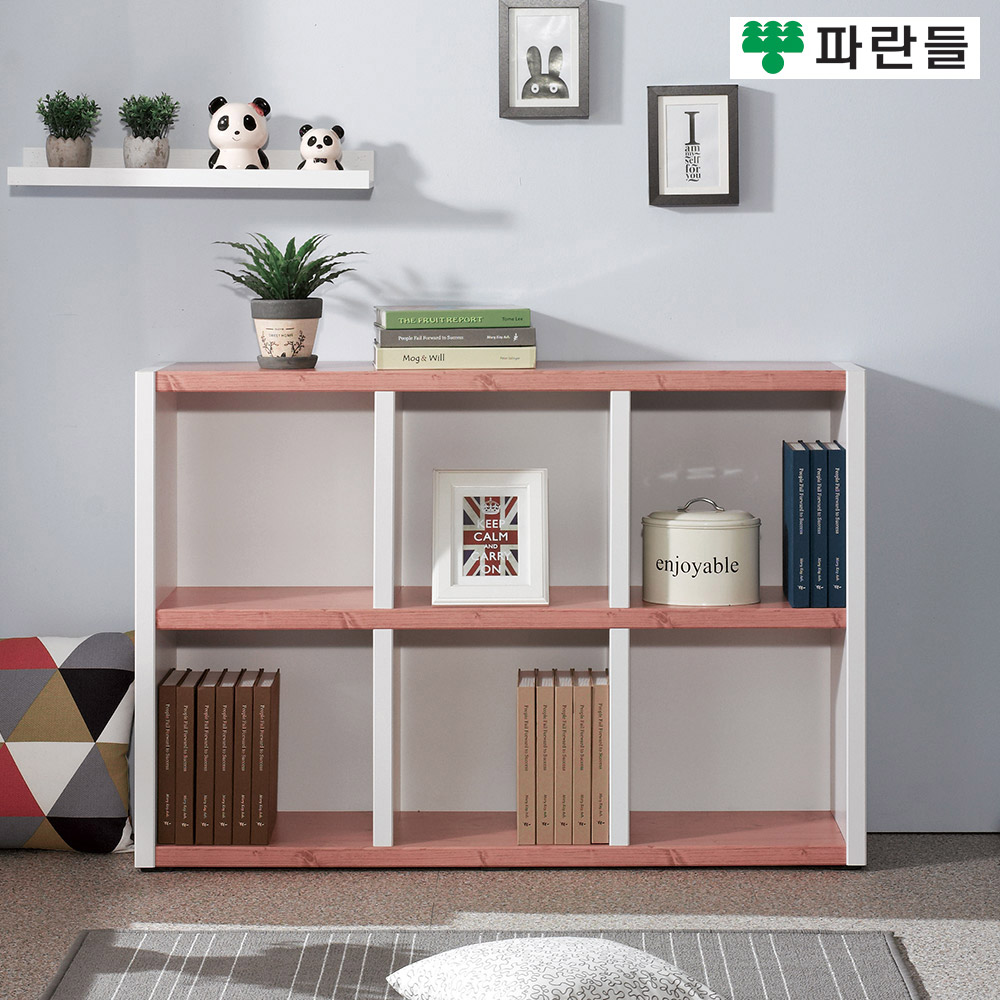 파란들가구 33T 1200 오픈 2단책장 거실책장 수납장식장 이미지 8