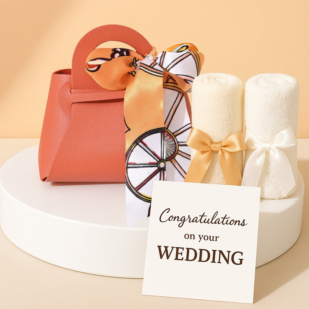 가죽 구디백 가방 답례품 선물 포장 답례품 미니 도매 10개 이미지 2