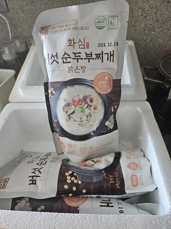 완주 명물 화심 두부 순두부 찌개 (버섯 순두부찌개 680g x 3팩) : 라이프 해커