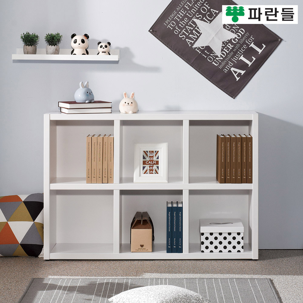 파란들가구 33T 1200 오픈 2단책장 거실책장 수납장식장 - 상세 이미지 2