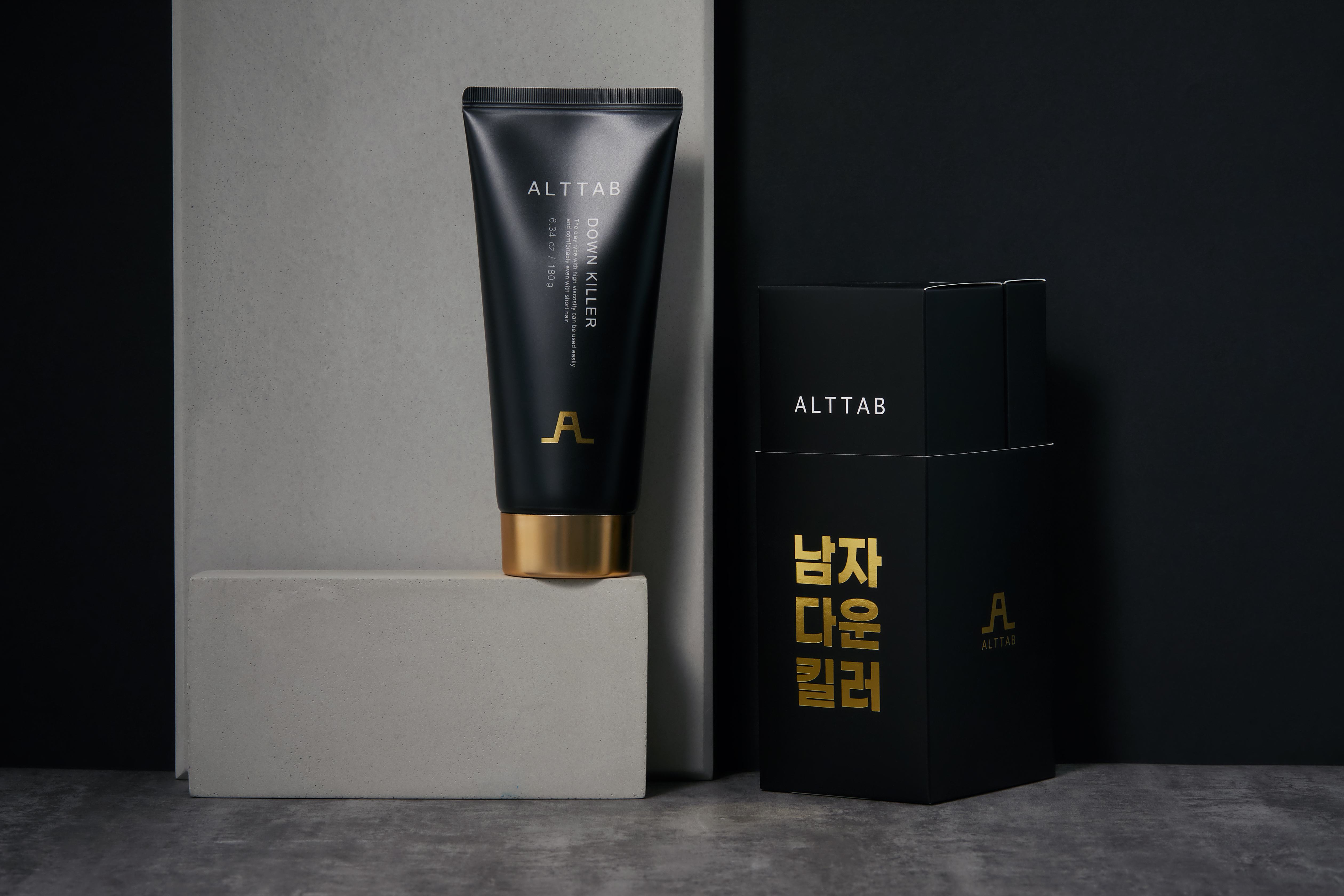 알트탭 저자극 미용실 옆머리 곱슬머리 구렛나루 셀프 남자 다운펌약 180g 패키지 - 상세 이미지 4