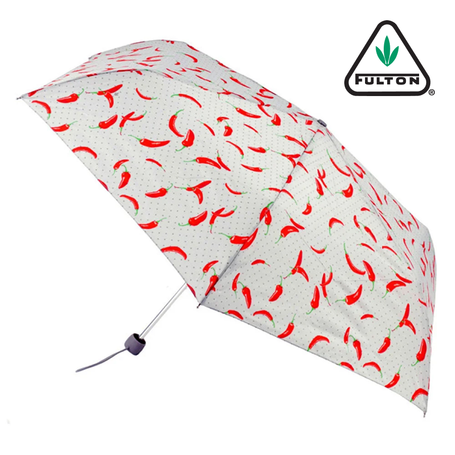 슈퍼슬림-2 핫 칠리즈 여성 수동 3단 우산 22cm 158g - 메인 이미지