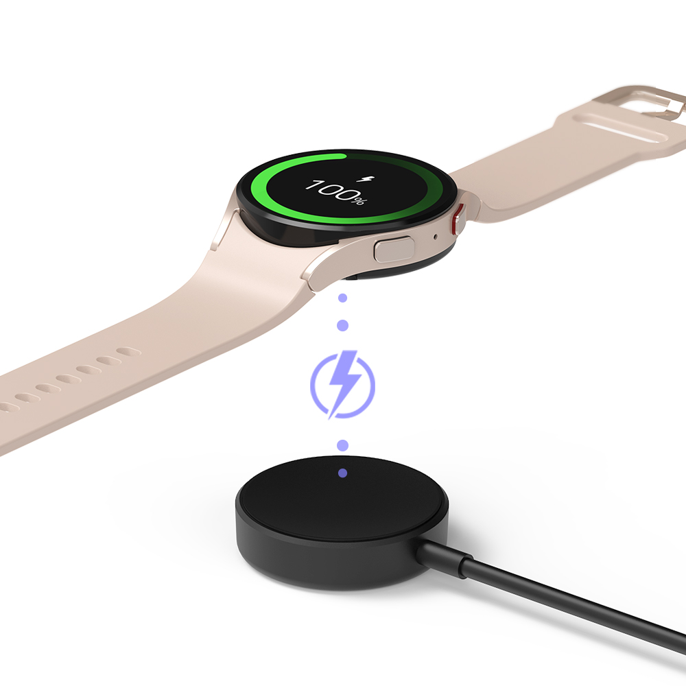 필 W23 갤럭시워치 마그네틱 호환 무선 충전독 케이블 충전기 블랙 이미지 6