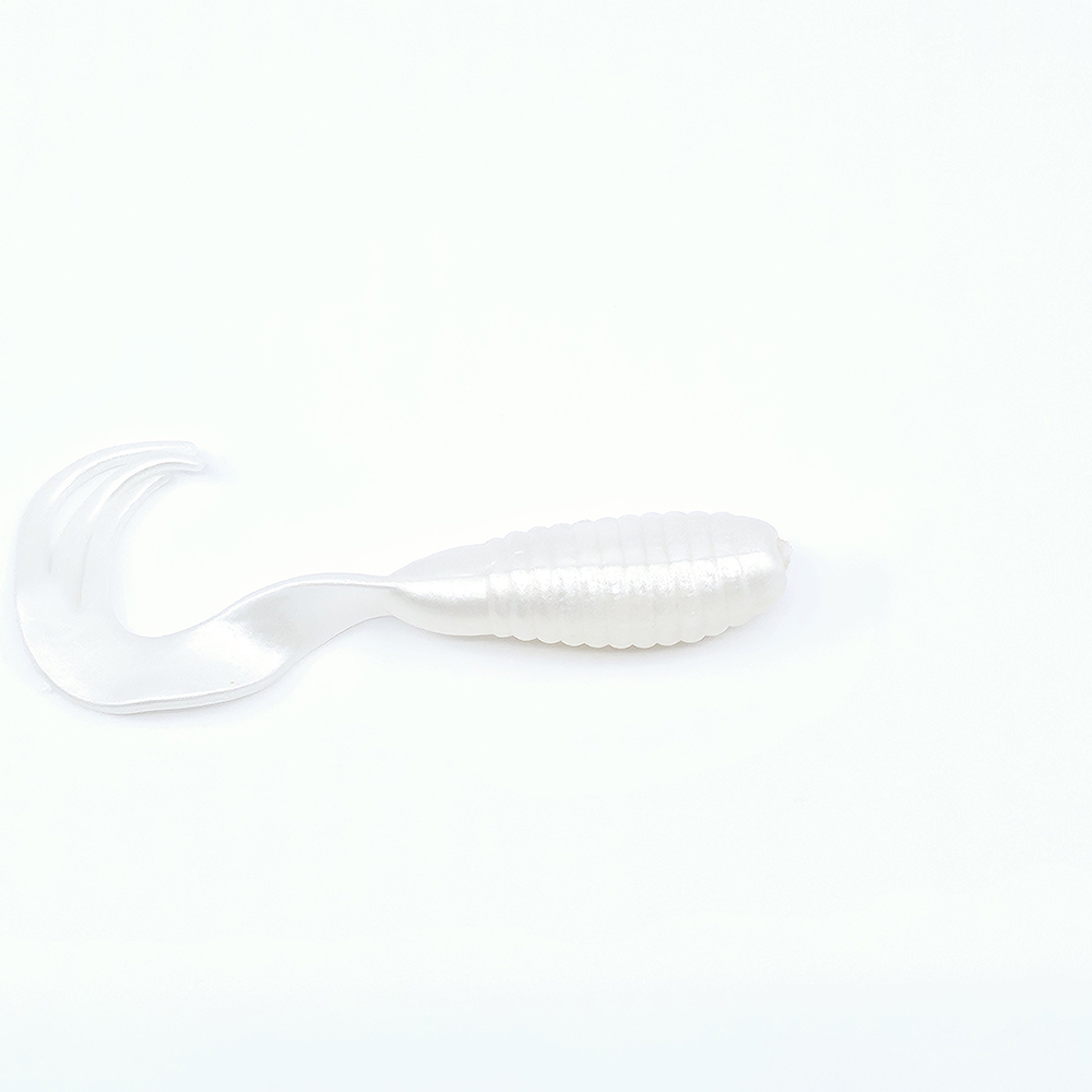 캣츠크로우 트리플그럽 꺽지웜 쏘가리웜 029 펄 실버, 6.3cm - 상세 이미지 3