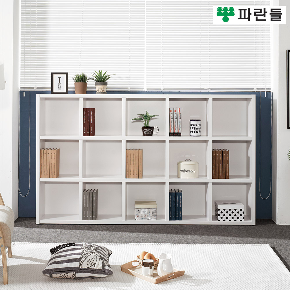 파란들가구 33T 2000 와이드 3단책장 B형 거실책장 수납장식장 - 메인 이미지