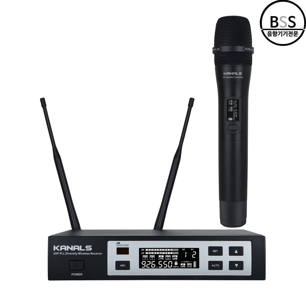카날스 BK-901N 무선마이크 1채널 교회 행사용 강의용 강당 교실 공연