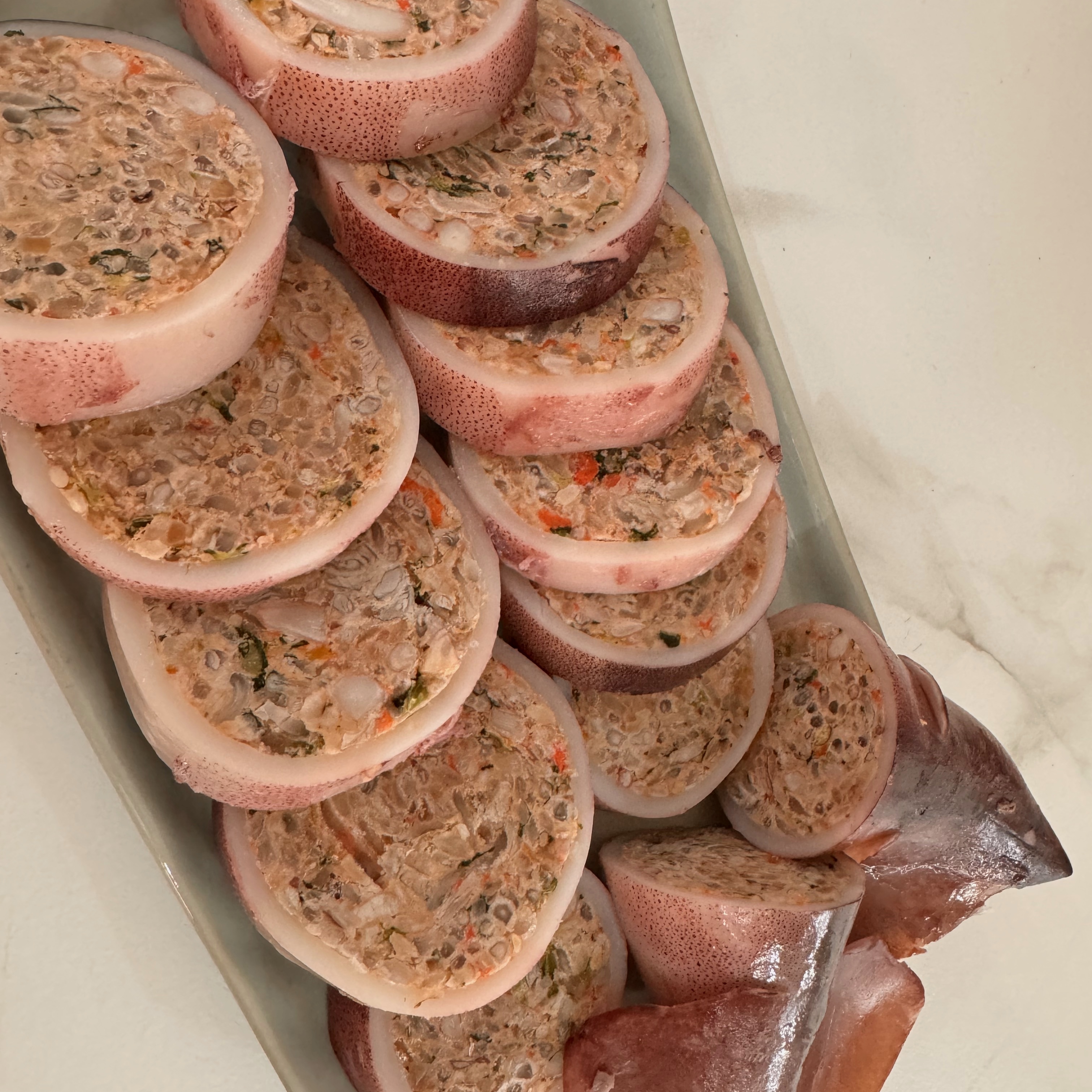 속초 중앙시장 국내산 오징어 아바이 순대 찹쌀고기 설악 누룽지 오소리감투 300g, 3개