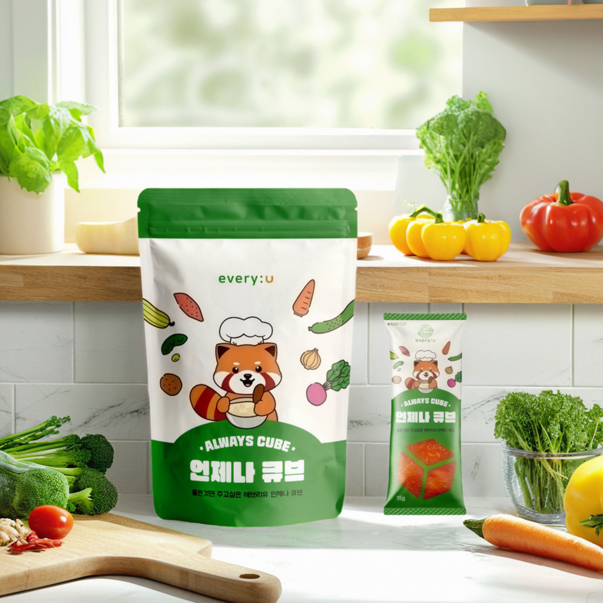 에브리유 야채 큐브 당근 외 40종 15g x 6개입 개별스틱 토핑 다진 야채 죽 미음 - 상세 이미지 3