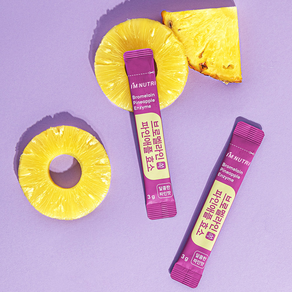 아임뉴트리 브로멜라인 파인애플효소 고역가 소화 효소 30포, 3개 이미지 2