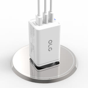 올지 65W 초고속 멀티 충전기 3포트 PD PPS C타입 USB 핸드폰... 개봉기 | 실사용 후기 - 상품 이미지 2