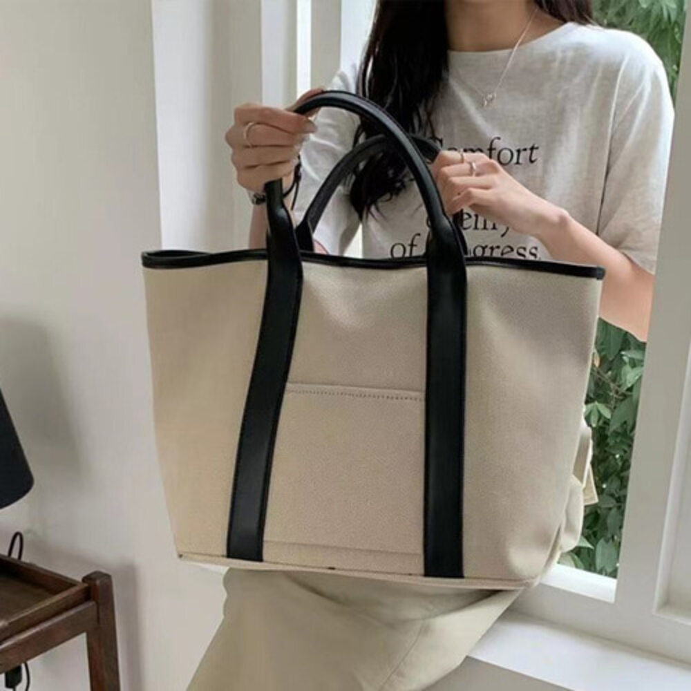 빅토트백 숄더백 바게트 쇼퍼백 토드 여자 학생 데일리 캔버스 가방 M1222300