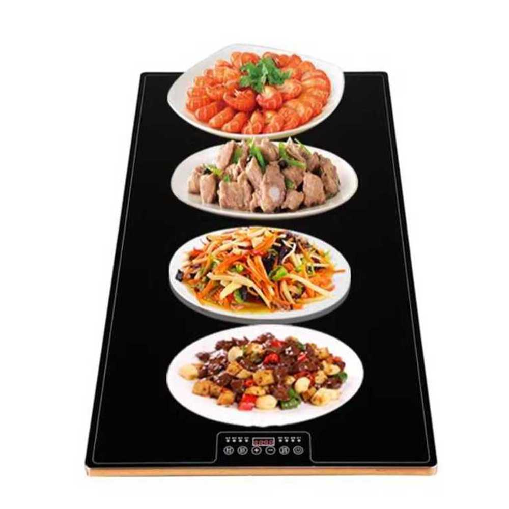 푸드워머 직사각형 핫플레이트 음식 보온판 전기 도마 60x30cm - 상품 이미지