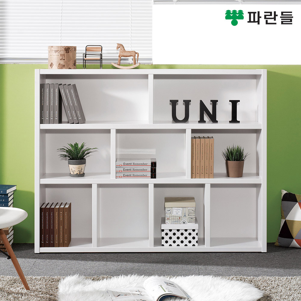 파란들가구 33T 1500 와이드 3단책장 거실책장 수납장식장 - 메인 이미지