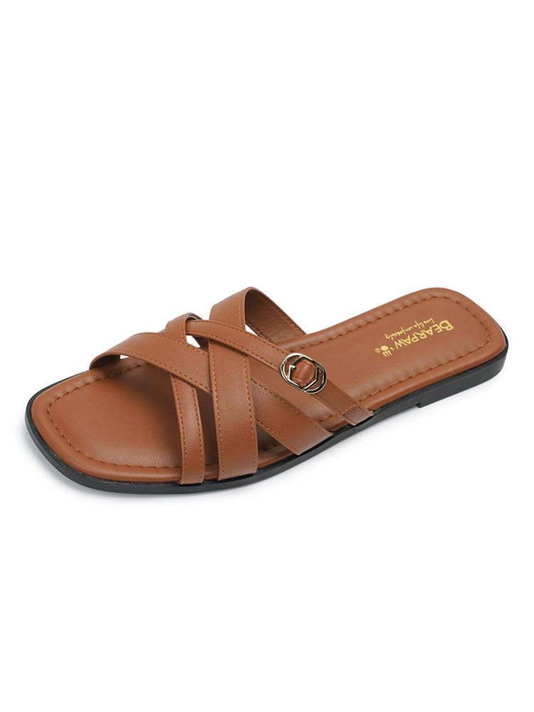 [베어파우] FRANCES 슬리퍼 (브라운)