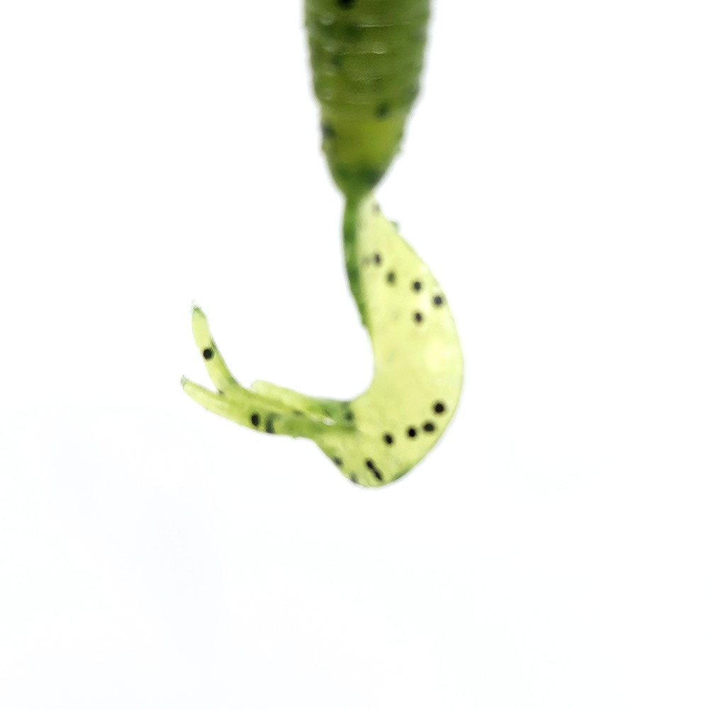 캣츠크로우 트리플그럽 꺽지웜 쏘가리웜 031 그린 씨드, 7.6cm(3인치) - 상세 이미지 2
