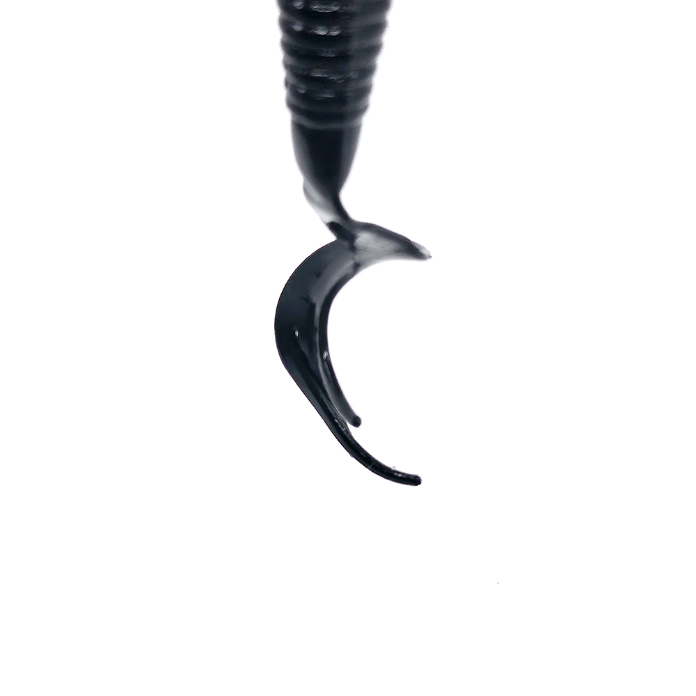 캣츠크로우 트리플그럽 꺽지웜 쏘가리웜 006 블랙, 7.6cm(3인치) - 상세 이미지 2
