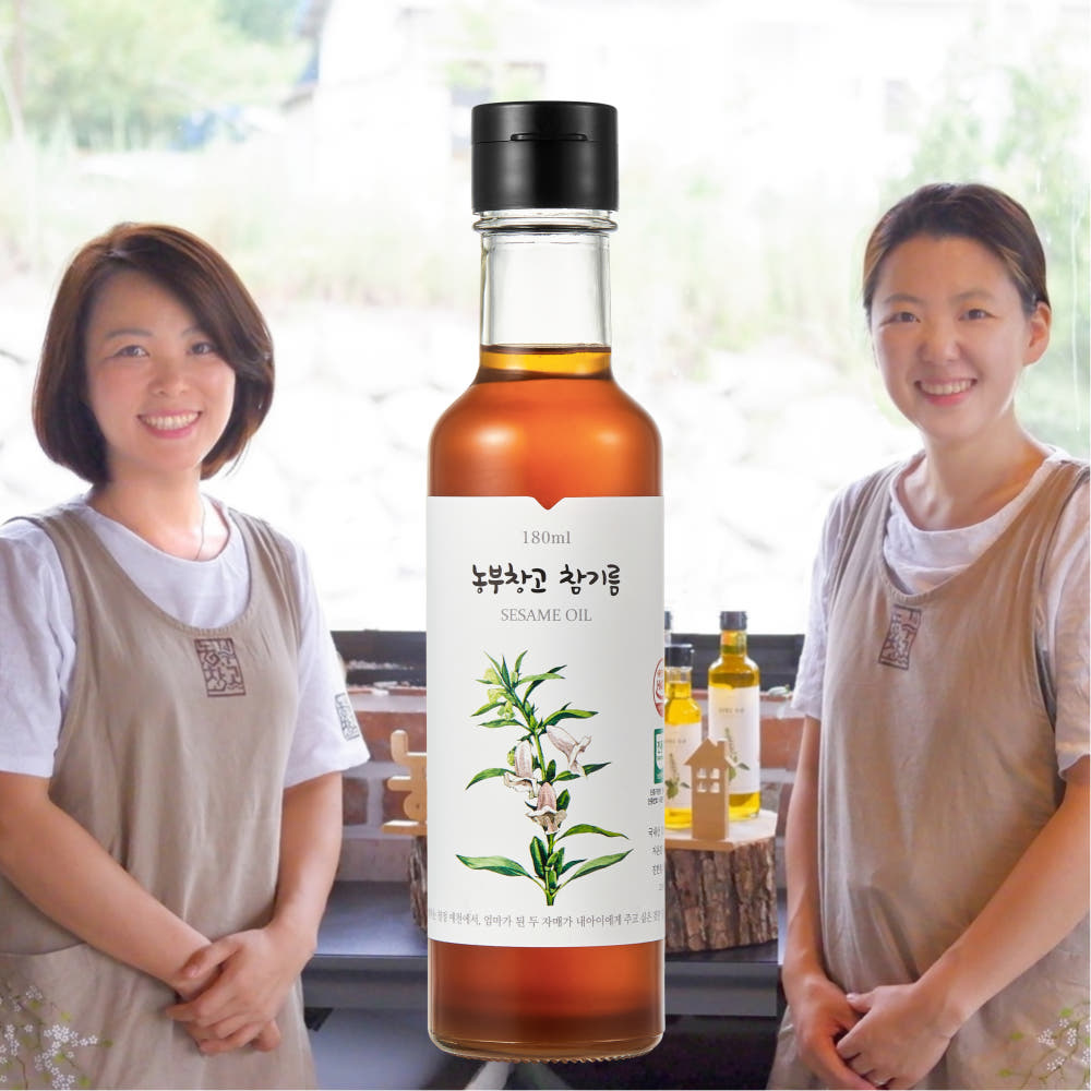농부창고 저온압착 진한 국산참기름 180ml 가격 비교 농부창고 농부창고 저온압착 진한 국산참기름 180ml