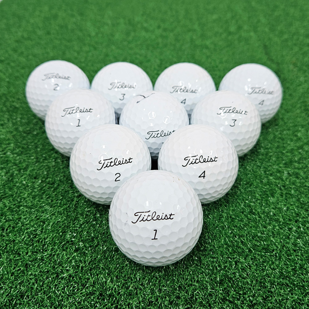 [중고] 로스트볼 타이틀리스트 A급 화이트 10구 필드 라운드용 초보 선물