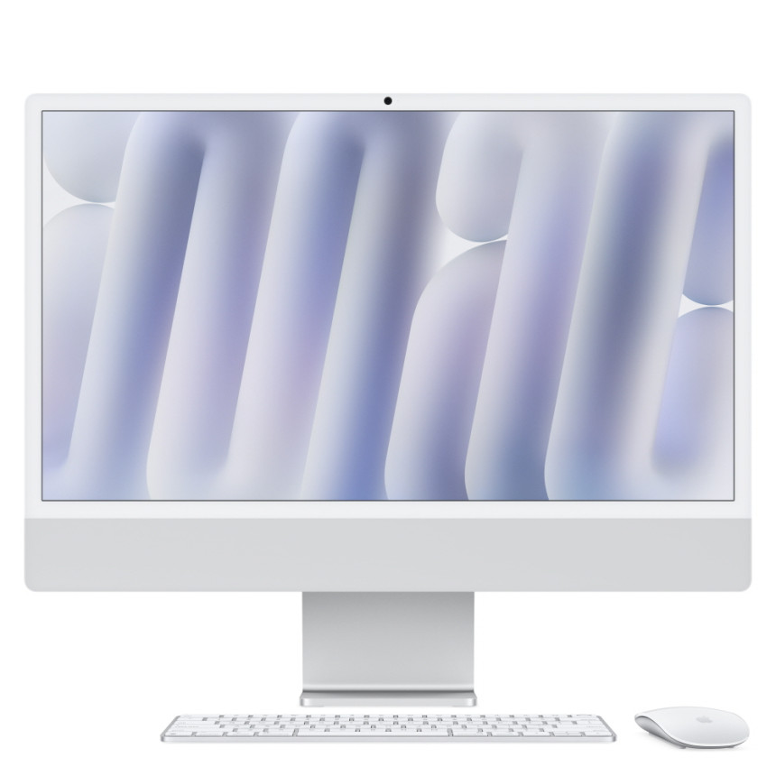 애플 아이맥 24 M4 (CPU 8코어/GPU 8코어) 16GB, 256GB, 실버