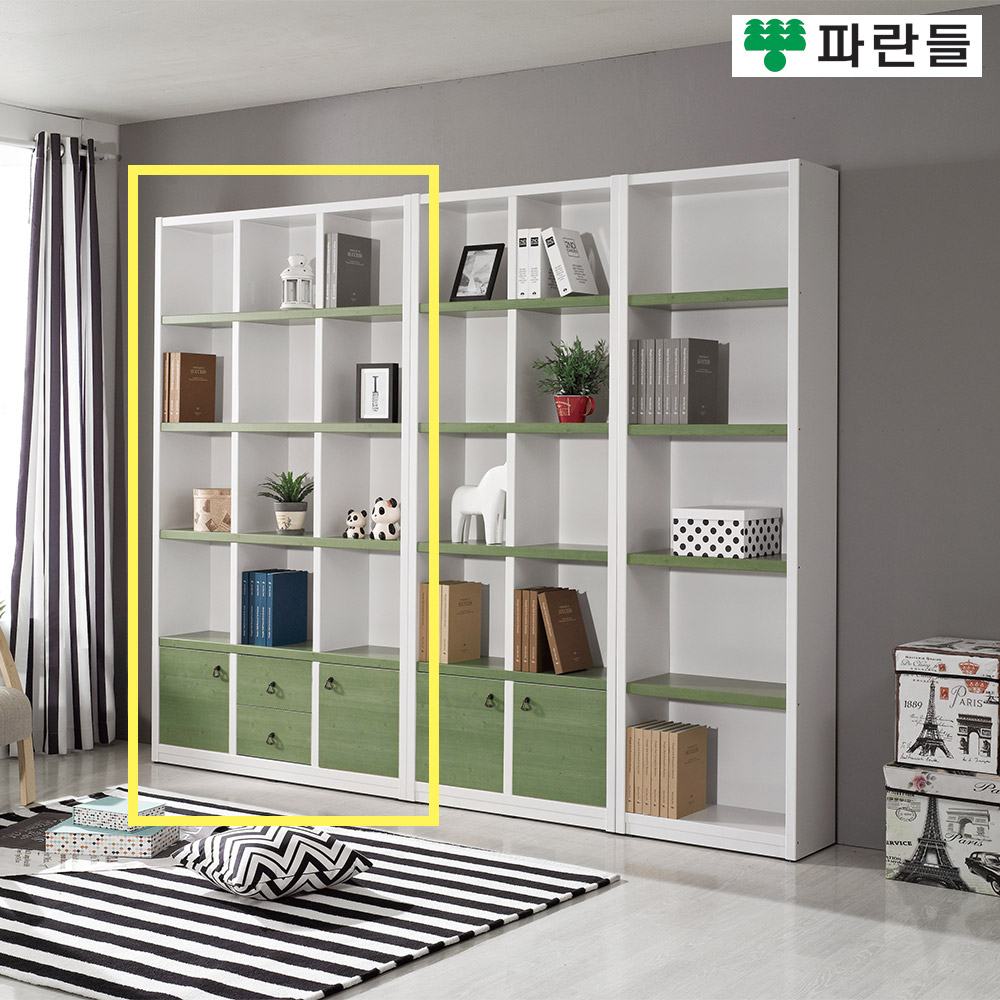 파란들가구 33T 1200 도어 5단책장 서재책장 수납장식장 - 상세 이미지 4