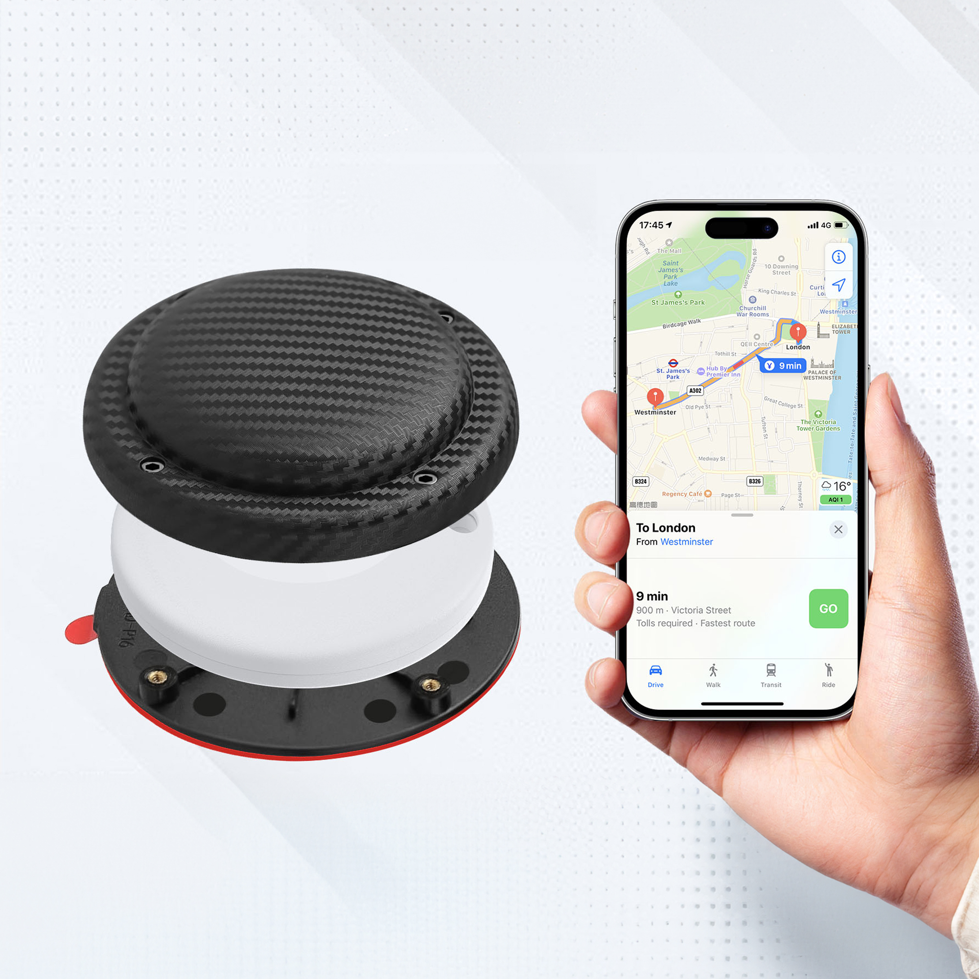 MiLi 미태그 3M홀더 위치추적기 스마트태그 아이폰 애플 에어태그 미아방지