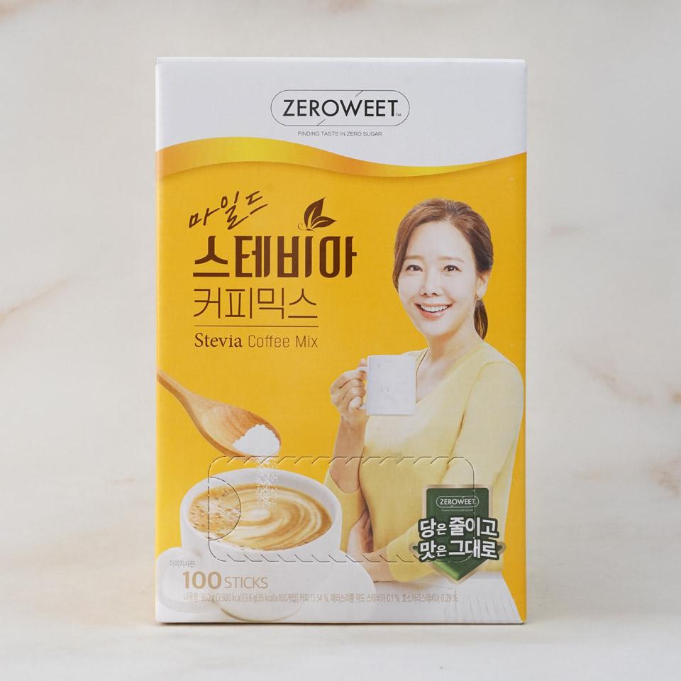 메가마트 펄세스 마일드 스테비아 커피믹스 9.5gx100T