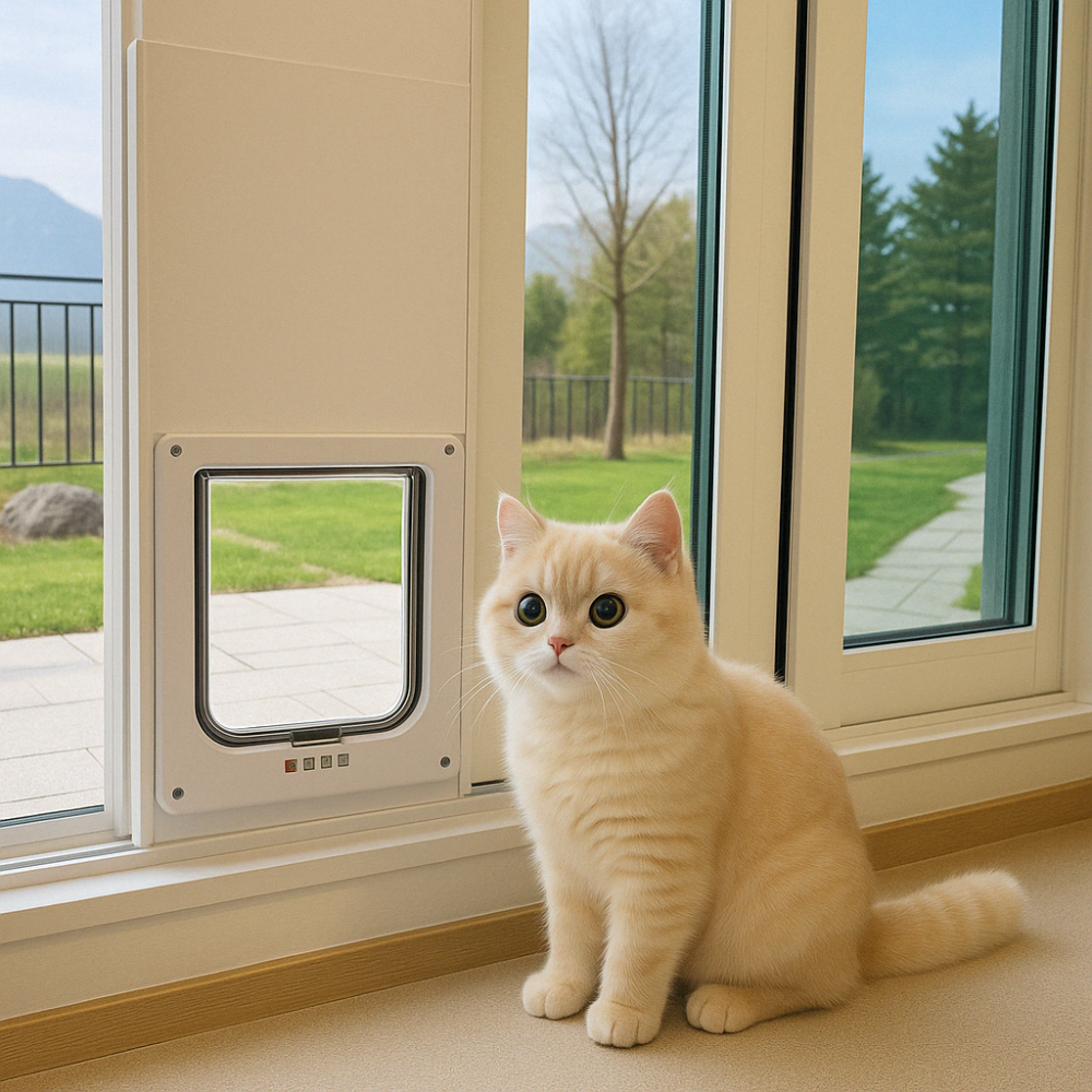 키즈온더블럭 펫도어 견문 강아지 고양이 안전문 베란다 펫도어 시공 미니