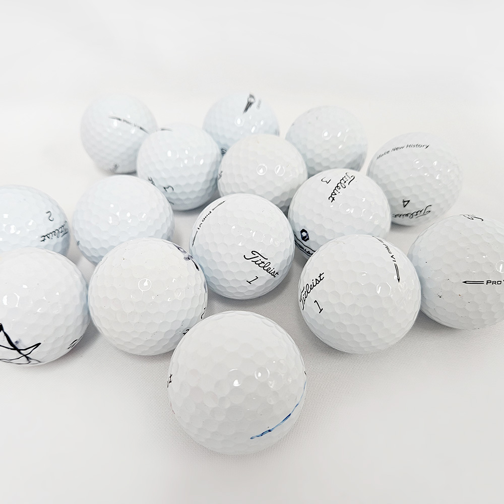 [중고] 로스트볼 타이틀리스트 B급 화이트 10구 필드 라운드용 초보 선물