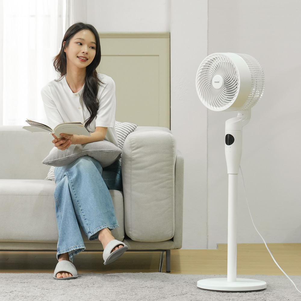 한경희 공기순환 서큘레이터 리모컨형 좌식 스탠드 음성인식 써큘레이터 HDC330