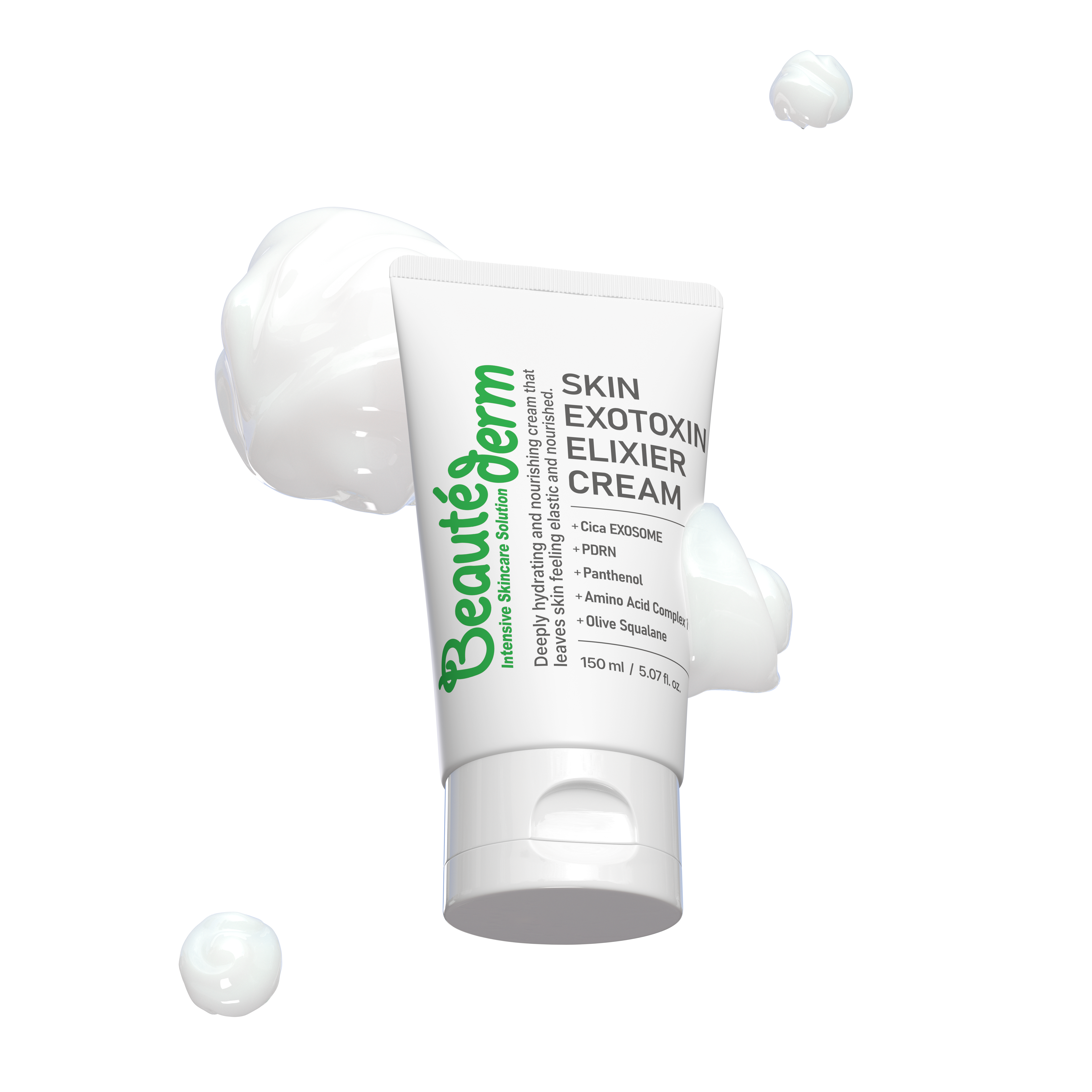 보떼덤 스킨 엘리시어 엑소토신 크림 150ml 강력수분 미백 주름 진정 시카엑소좀 PDRN - 상세 이미지 3