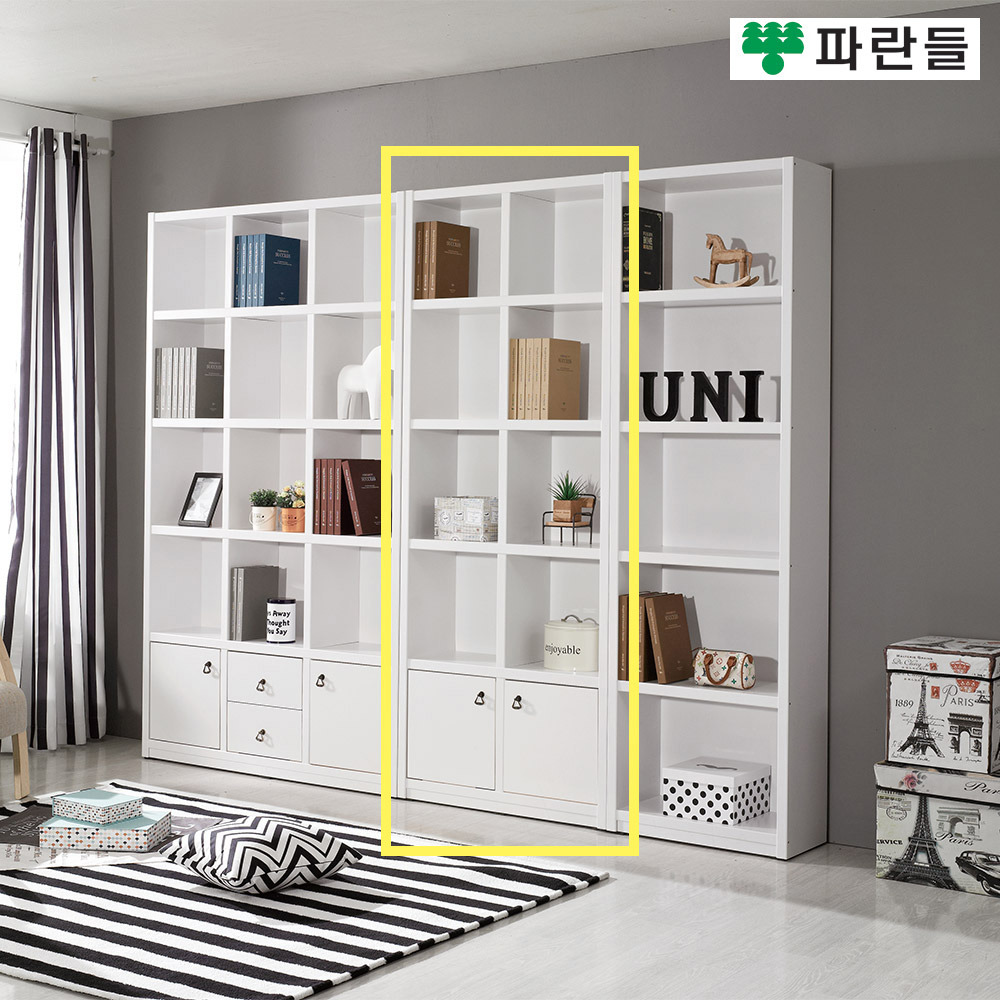 파란들가구 33T 800 도어 5단책장 서재책장 수납장식장 - 상세 이미지 2
