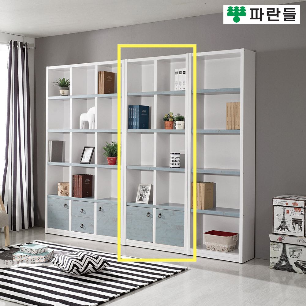 파란들가구 33T 800 도어 5단책장 서재책장 수납장식장 이미지 6