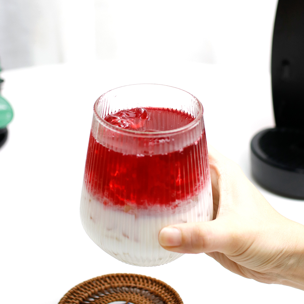 카페유리잔 내열유리컵 420ml, 4개, 칼립소플리츠(COF-01) 이미지 7