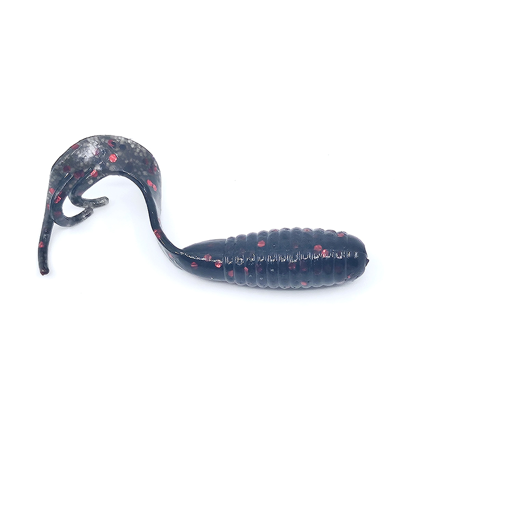 캣츠크로우 트리플그럽 꺽지웜 쏘가리웜 007 블랙 레드, 6.3cm - 상세 이미지 3