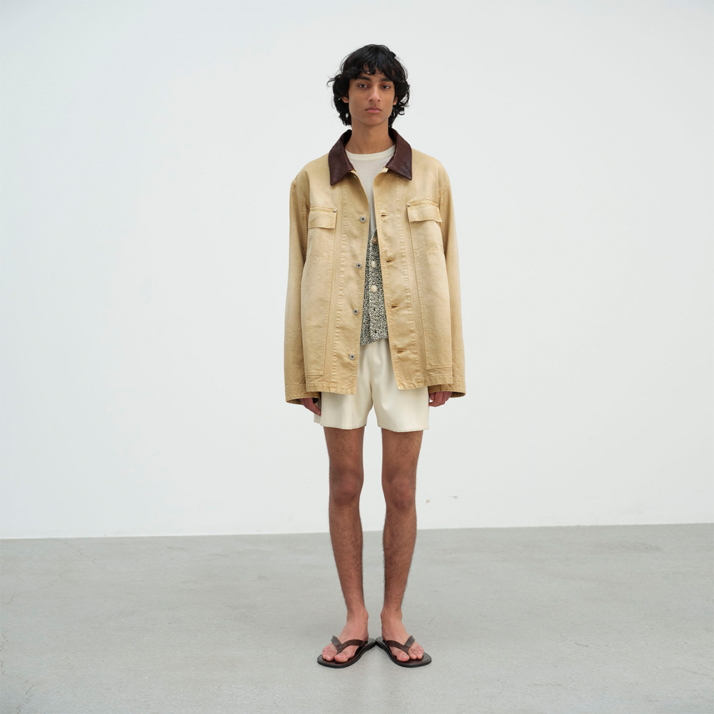 오라리 맨즈 자켓 ORGANIC COTTON DUCK BLOUSON 25SS 남자 블루종 - 상세 이미지 3