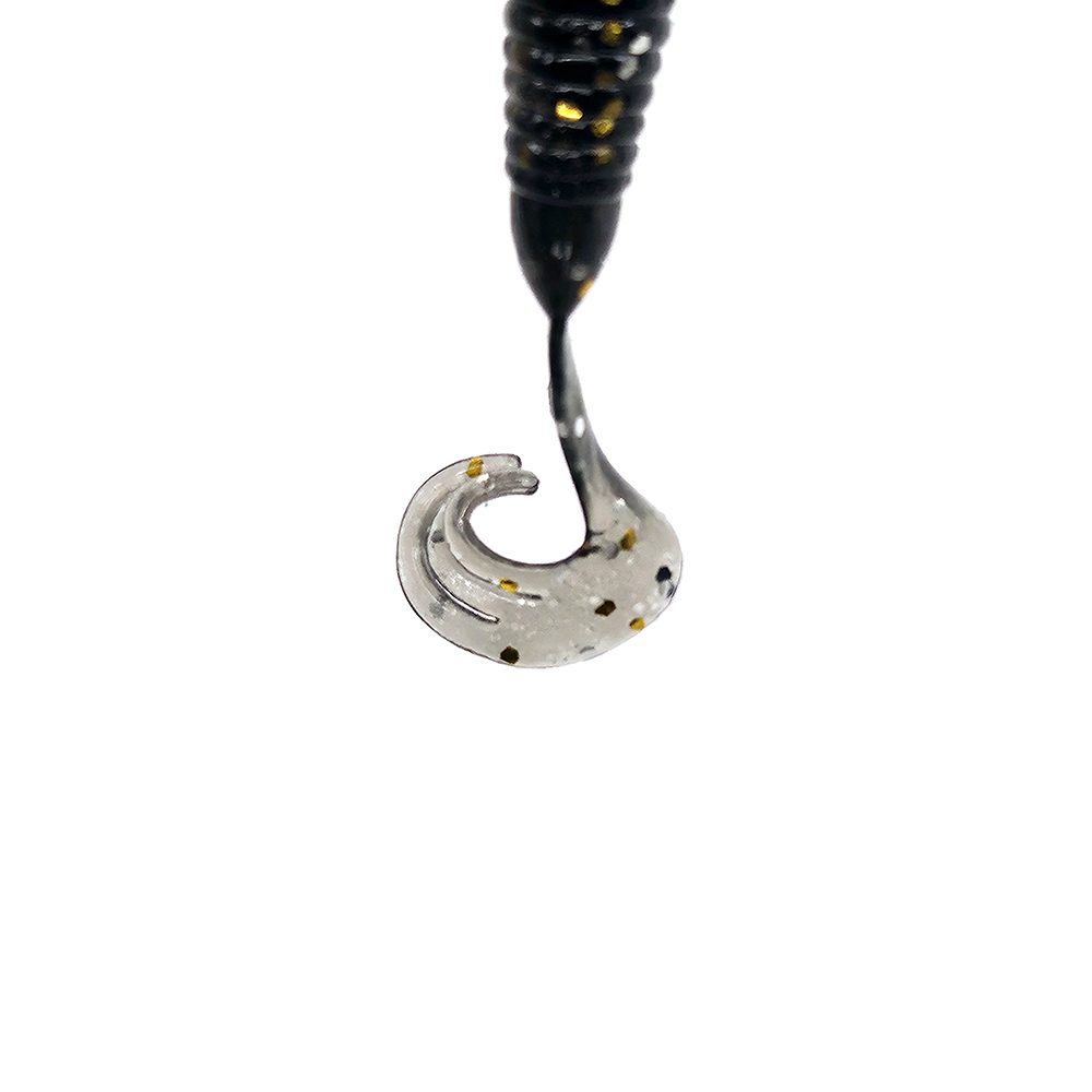캣츠크로우 트리플그럽 꺽지웜 쏘가리웜 009 스모크 골드, 7.6cm(3인치) - 상세 이미지 2